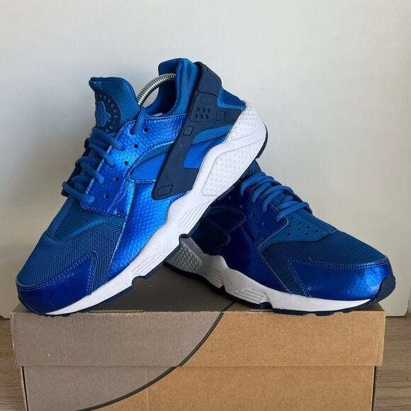 Nike Air Huarache ‘Metallic Blue/White’ Sneakers - W 12- M 10.5
